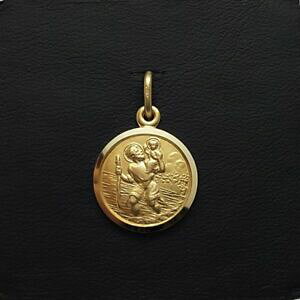 yzlbNX@CG[S[hEhZgNXgt@[_hmiran 222522 9k yellow gold round st christopher medal 19g rrp239
