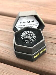 �y���������z�l�b�N���X�@�փn�C�u�r�[�h�r�[�Yohm beads hive mind dirty limited edition bead of the month