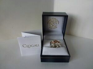 yzlbNX@S[hVo[[YS[hOTCYclogau gold, silver amp; 9ct rose gold eternal love ring, size t 12 rrp 219