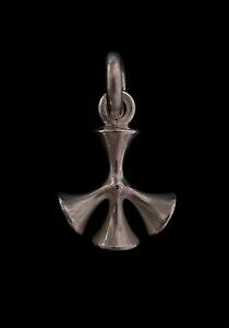 �y���������z�l�b�N���X�@v�T�C���X�^�[�����O925�u���^�j�A�V���o�[958silver peace sign, idol solid heavy britannia silver 958 purer than sterling 925