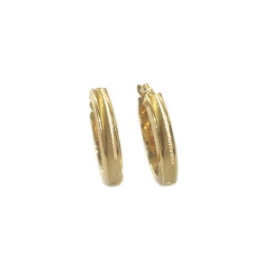 �y���������z�l�b�N���X�@�C�G���[�S�[���h�t�[�v�C�������Oyellow gold 18kt 750 woman hoop earrings