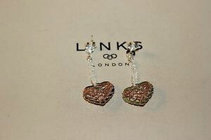 �y���������z�l�b�N���X�@genuine links of london 18 ct rose goldvermeil dream catcher heart earringsgenuine links of london 18 ct rose gold vermeil