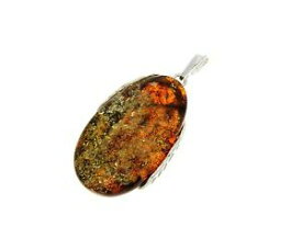 【送料無料】ネックレス　バルトスターリングシルバーペンダントcertified unique baltic amber amp; 925 sterling silver exclusive pendant pd2076
