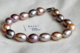 【送料無料】ネックレス　ブレスレットスターリングシルバーaaaaa 8695mm width freshwater pearls bracelet 20cm sterling silver