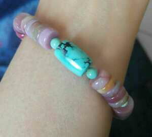yzlbNX@gRyanyuanreal yanyuan agate bracelet genuine turquoise beads handmade gemstone bracelet