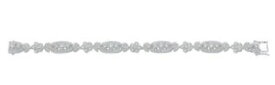 【送料無料】ネックレス　スターリングシルバーファンシーブレスレットsterling silver fancy bracelet 7