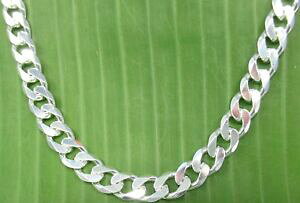 �y���������z�l�b�N���X�@made in italy real 925sterling75mmcurb chain18 30men womenmade in italy real 925 sterling silver 75mm curb chain 18 30 m
