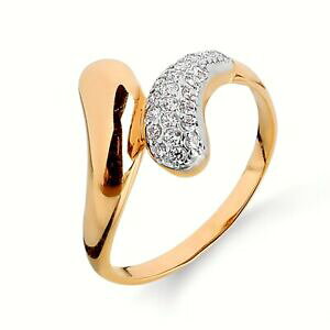 �y���������z�l�b�N���X�@���[�Y�S�[���h�����O�L���[�r�b�N�W���R�� listing14 ct rose gold ring with cubic zircon