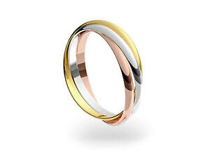 �y���������z�l�b�N���X�@�J���[�S�[���hmm���V�A�T�C�Y9ct 3 colour gold 2mm russian wedding ring sizes from fz