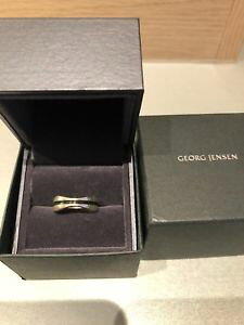 �y���������z�l�b�N���X�@�Q�I���O�W�F���Z��575georg jensen ring 575