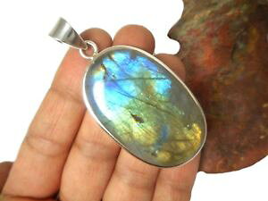 yzlbNX@X^[OVo[y_glabradorite sterling silver 925 gemstone pendant gift boxed