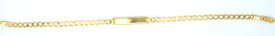 【送料無料】ネックレス　9ctイェローゴールド177149ct yellow gold hallmarked child ladies identity bracelet 17714