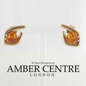 【送料無料】ネックレス　イタリアドイツバルトスタッドボルトゴールド￥イヤリングitalian made german baltic amber stud earrings in 9ct gold gs0067 rrp 240