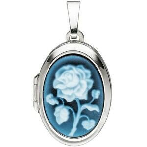 yzlbNX@_CX^[OVo[mEI[vVo[y_gmedallion oval 925 sterling silver 1 blue agate gem openable, silver pendant
