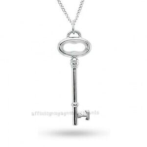 yzlbNX@925 X^[Oy_g925 sterling silver oval small key pendant