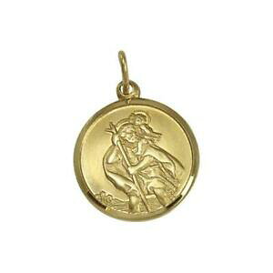 yzlbNX@S[hZgNXgt@[y_g}bg9ct gold st christopher pendant matt