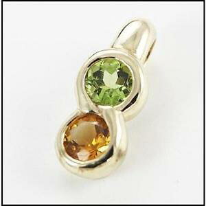yzlbNX@CG[S[hyhbgVgy_gstunning 9ct yellow gold peridot and citrine gemstone pendant