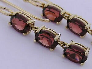 �y���������z�l�b�N���X�@�S�[�W���X�\���b�h�C�G���[�S�[���h�K�[�l�b�g�C�������O�h���b�ve100 gorgeous 9ct solid yellow gold natural garnet drop earrings journey dangle