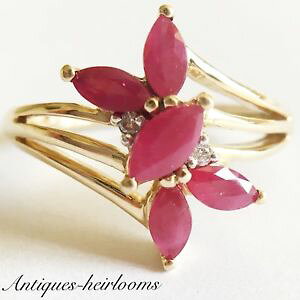 yzlbNX@Be[WS[hr[zCgTt@CANX^Oquality vintage 9ct gold ruby amp; white sapphire cluster ring hallmark 9ct 375