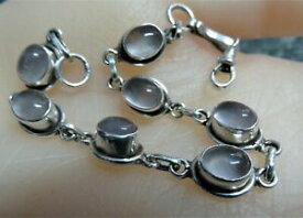 【送料無料】ネックレス　ソリッドシルバームーンストーンブレスレットpreloved, solid silver amp; moonstone bracelet 19 cm xbod