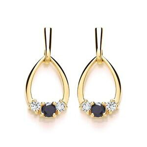 yzlbNX@S[hTt@CACO9ct gold natural sapphire earrings by cl edwards amp; sons rrp 299