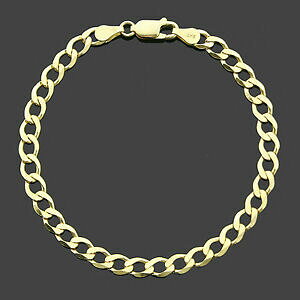 yzlbNX@CG[S[huXbgv[e[V{bNX9ct yellow gold 725 curb bracelet presentation boxed