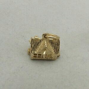 �y���������z�l�b�N���X�@9ct gold opening country inn charm9ct gold opening country inn charm