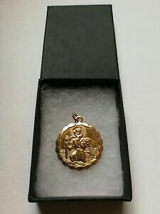 yzlbNX@S[hZgNXgt@[y_gOlarge 9ct gold georg jensen st christopher pendant 435grams fully hallmarked