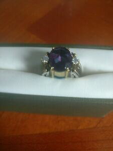 yzlbNX@{X^[OVo[AWXggp[YOTCYbora sterling silver and brass reversable amethyst and topaz ring size p12q