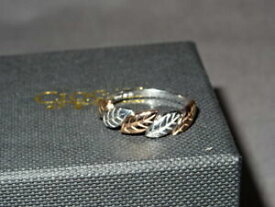 【送料無料】ネックレス　ウェールズスターリングシルバーローズゴールドリングサイズ￥welsh clogau sterling silver amp; rose gold awelon ring size p rrp 199