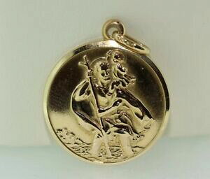 yzlbNX@CG[S[hZgNXgt@[y_g9ct yellow gold st christopher pendant