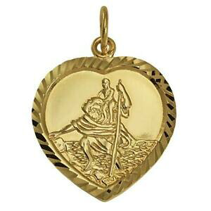 yzlbNX@S[hZgNXgt@[9ct gold st christopher in love heart