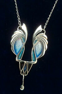 yzlbNX@XRbghX^[OGiA[k[{[y_g pbg`FCj[attractive scottish sterling silver enamel art nouveau pendant pat cheney