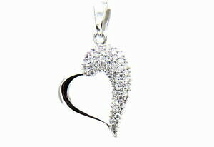 �y���������z�l�b�N���X�@�z���C�g�S�[���h�y���_���g�I�[�v���n�[�g�p�^�[��white gold pendant 18kt 7501000 open heart pattern