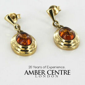 【送料無料】ネックレス　イタリアイヤリング￥ユニークドイツバルトitalian made unique german baltic amber in 9ct gold earrings ge0053 rrp280