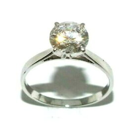 【送料無料】ネックレス　womens 14ctホワイトゴールドczサイズqladieswomens 14ct white gold ring set with a stunning clear cz stone, uk size q