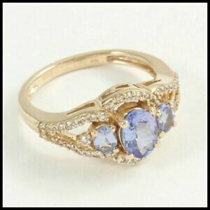 yzlbNX@CG[S[h^UiCgzCggp[YOTCY10k yellow gold genuine tanzanite amp; white topaz ring size 7