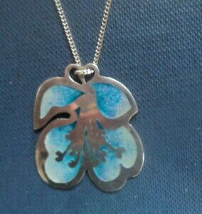 yzlbNX@Vo[GiXRbght[y_gm[}Ogstg silver amp; enamel scottish floral flower pendant norman grant hm 1980