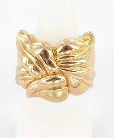 【送料無料】ネックレス　ミントkゴールドリングlarge near mint 18k gold decorative ring d to sell