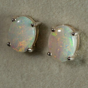 �y���������z�l�b�N���X�@�X�^�[�����O�V���o�[�I�p�[���X�^�b�h�C�������Osterling silver opal stud earrings ear0047
