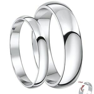 �y���������z�l�b�N���X�@�z���C�g�S�[���h9ct white gold d shaped his amp; hers 3amp;5mm 4amp;6mm light weight wedding rings
