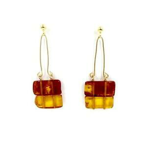 �y���������z�l�b�N���X�@�C�A�����Oartigianaleorec163earrings artigianale woman orec163 silver amber