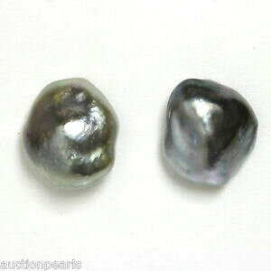 �y���������z�l�b�N���X�@�^�q�`keshi�p�[��12�s�A�X�C�������O14kt mmtahitian keshi pearl stud earrings 14kt 12mm