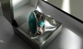 【送料無料】ネックレス　wow barse 29gスターリング925タイトルコステートメントp75wow barse 29g sterling silver 925 gold thailand turquoise statement ring p 75