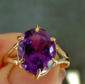yzlbNX@S[hAWXgOTCY18ct gold amethyst ring size o