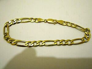 �y���������z�l�b�N���X�@67mm9ct98�O����approx�����N8�C���`9ct gold bracelet 98 gram approx 67mm wide links and 8 inch long