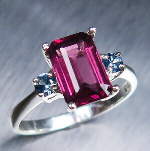 【送料無料】ネックレス ガーネットパープリッシュレッドサファイアスターリングシルバーリング275ct natural almandine garnet purplish redamp;sapphires 925 sterling silver ring