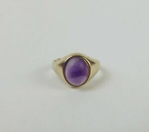 yzlbNX@CG[S[hAWXgOTCYAJ9ct yellow gold amethyst ring uk size l us 5