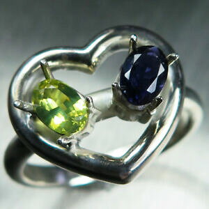 yzlbNX@ACICgVo[kkS[hv`in[gOnatural chrysoberyl amp; iolite 925 silver 9ct 14k 18k gold platinum heart ring