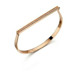 �y���������z�l�b�N���X�@�V���o�[���[�Y�S�[���h�q���W�u���X���b�gfiorelli silver rose gold pave hinged bracelet b4862c